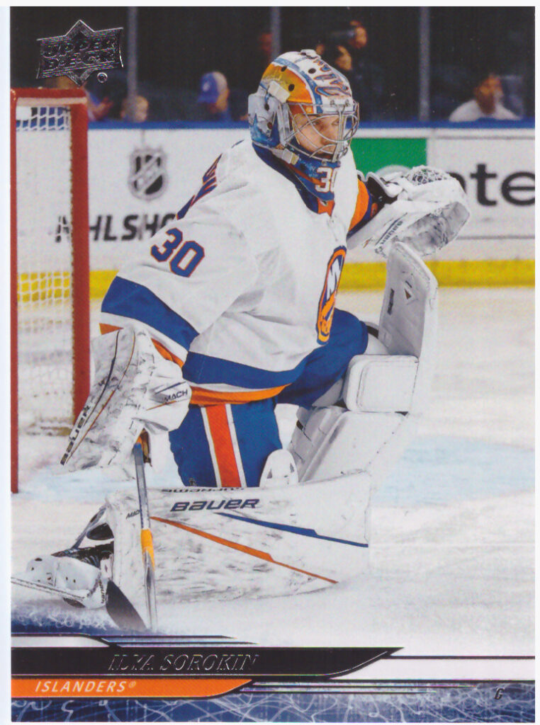 2024/25 Upper Deck Series 1 – Ilya Sorokin New York Islanders 116