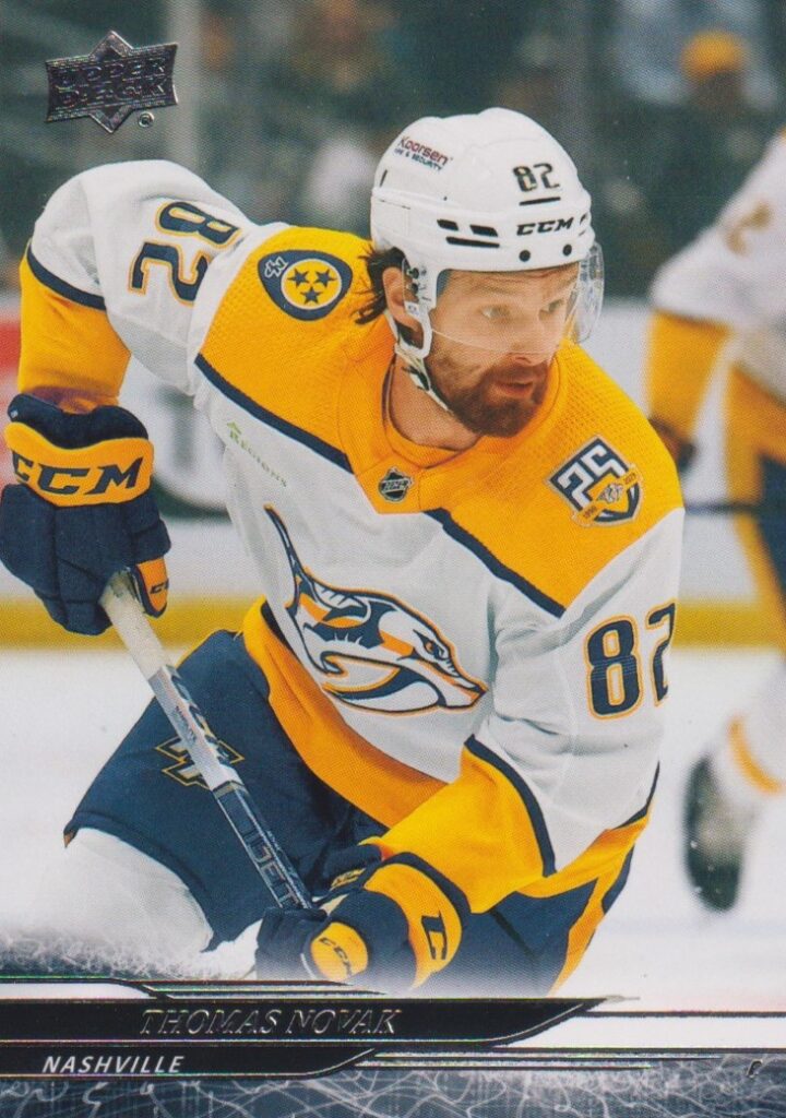 2024/25 Upper Deck Series 1 – T. Novak Nas 105