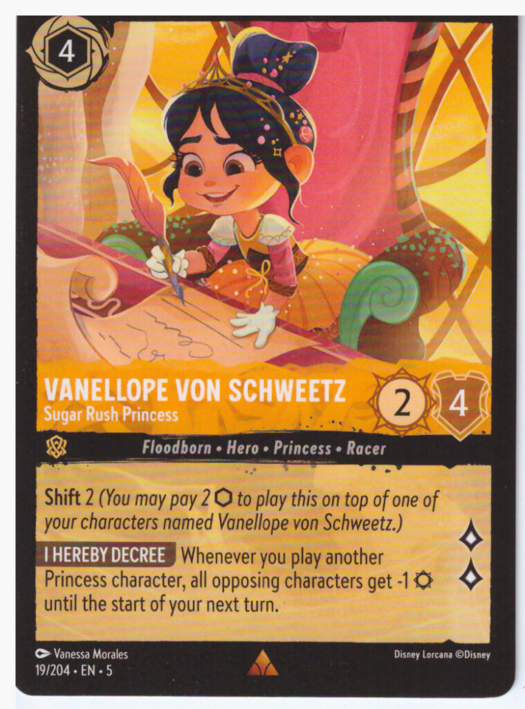 Lorcana Shimmering Skies – Vanellope von Schweetz 19/204