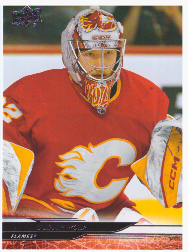 2024/25 Upper Deck Series 1 – Dustin Wolf Calgary Flames 30