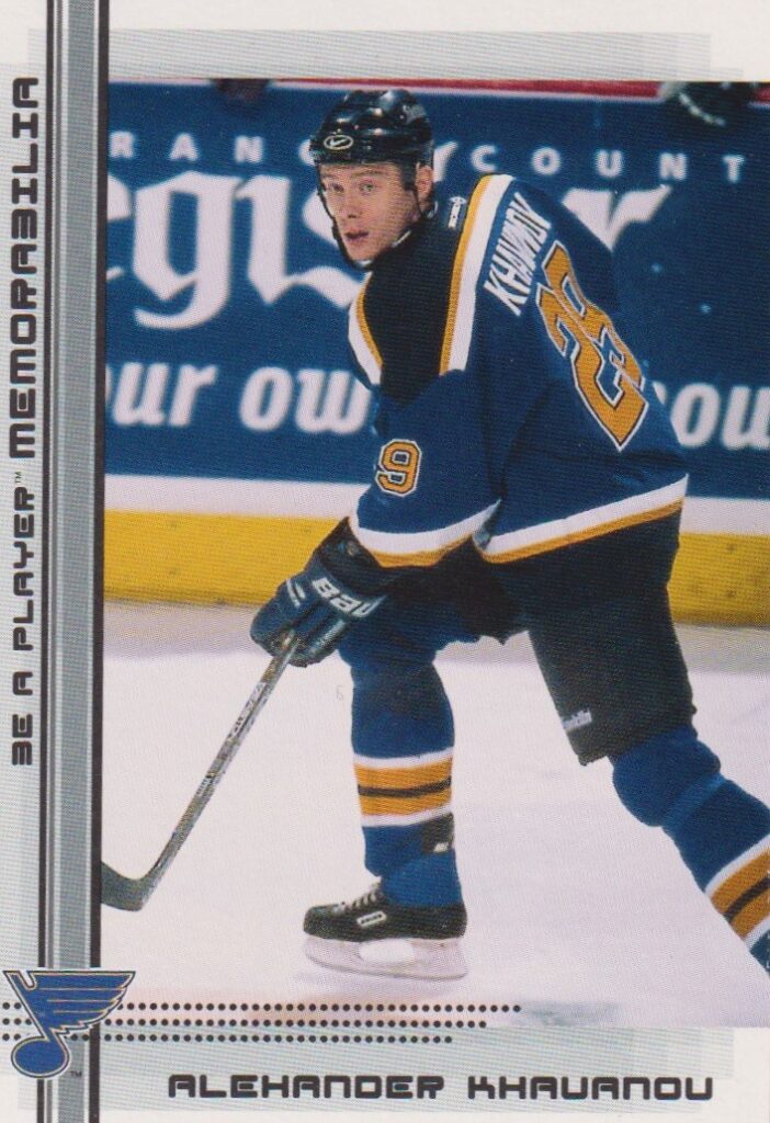 2000/01 Be a player memorabilia – A. Khauanou Stl 455