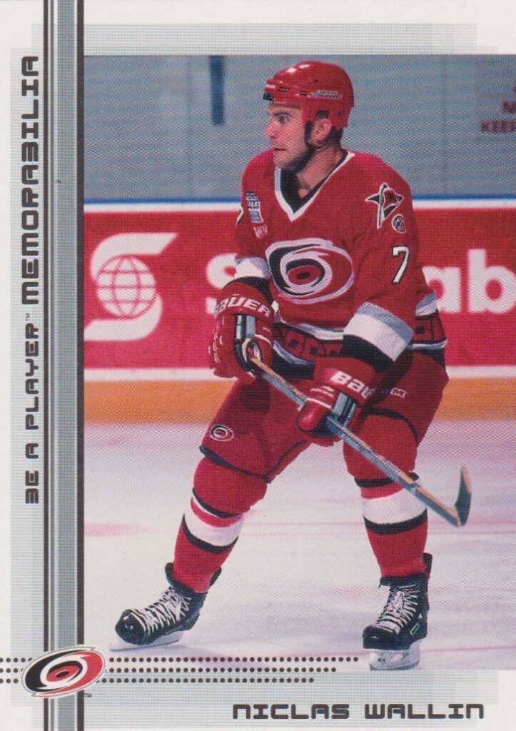 2000/01 Be a player memorabilia – N. Wallin Car 419