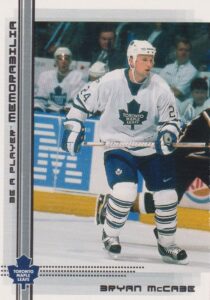 2000/01 Be a player memorabilia – B. McCabe Tor 446