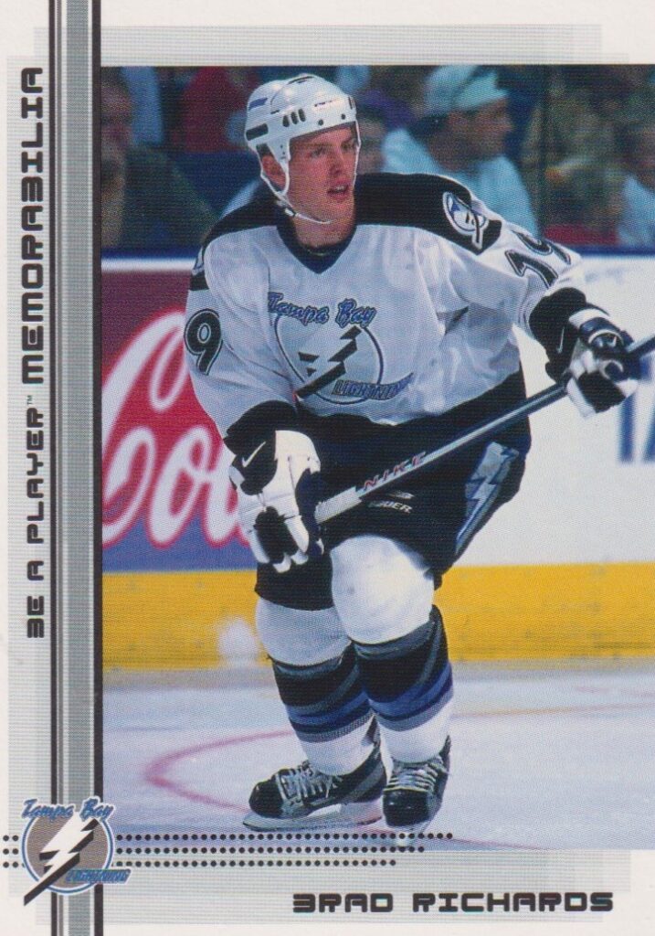2000/01 Be a player memorabilia – B. Richards Tbl 464