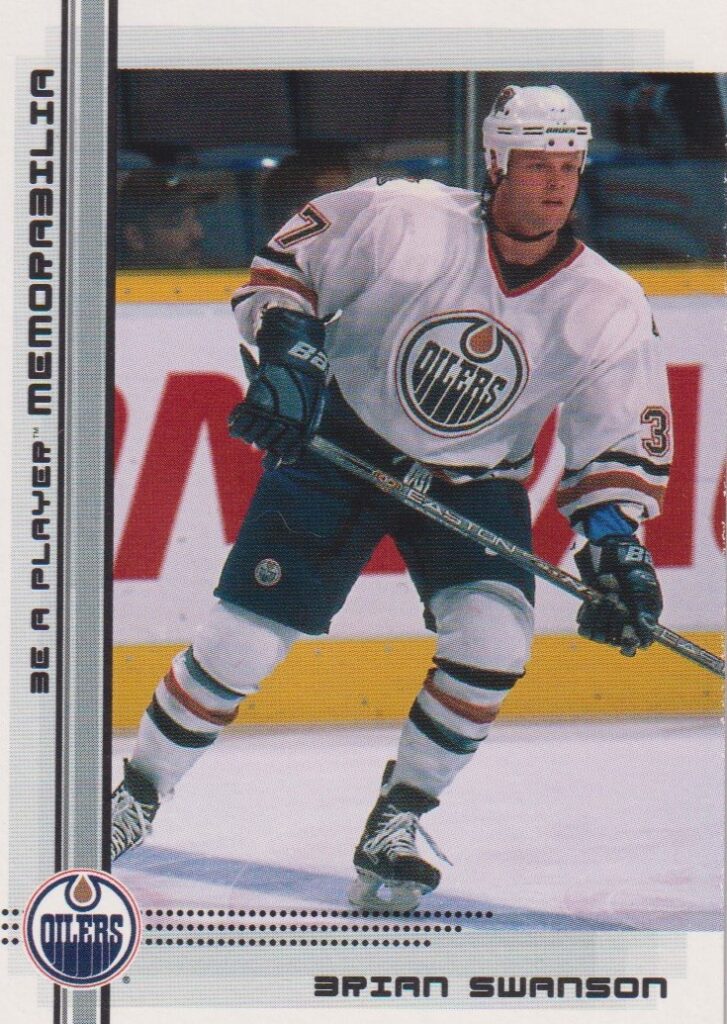 2000/01 Be a player memorabilia – B. Swanson Edm 470