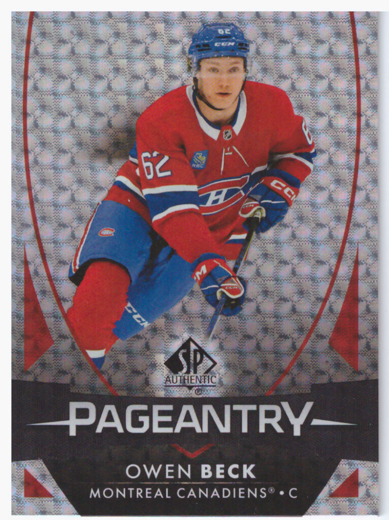 2023/24 SP Authentic – O.Beck Mon P-87