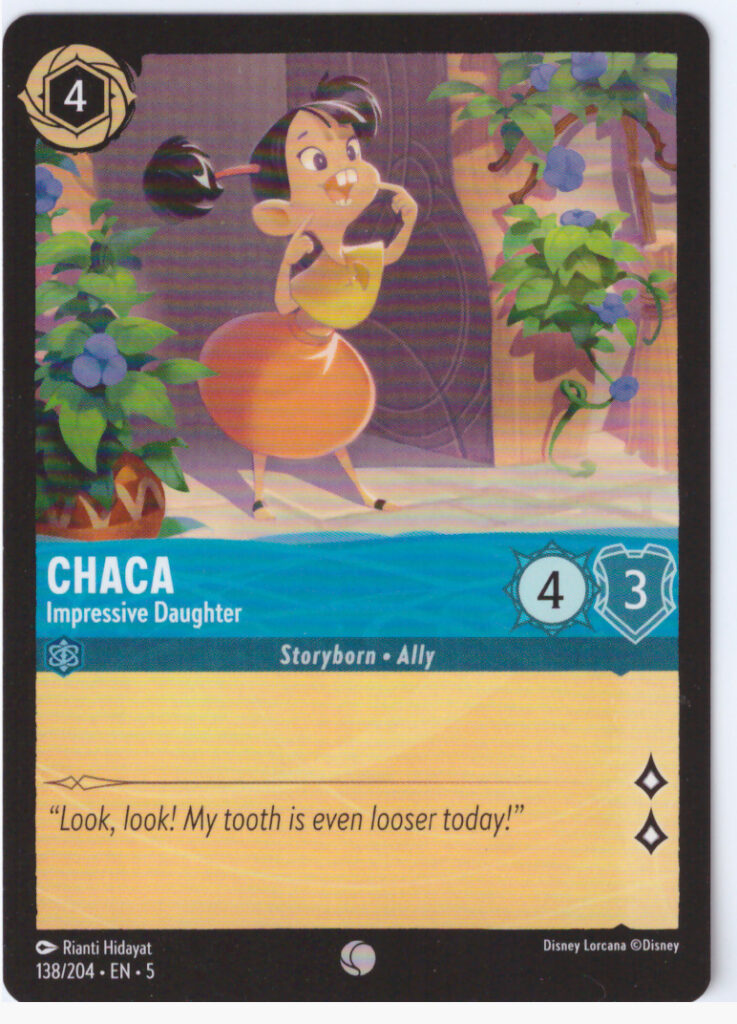 Lorcana Shimmering Skies – Chaca 138/204