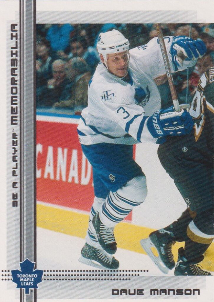 2000/01 Be a player memorabilia – D. Manson Tor 436