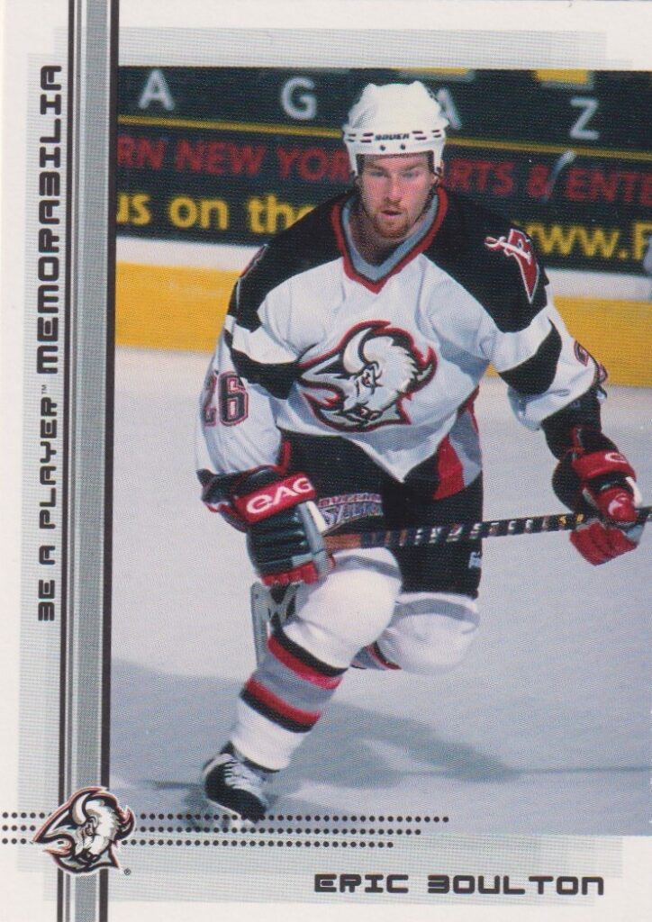 2000/01 Be a player memorabilia – E. Boulton Buf 438