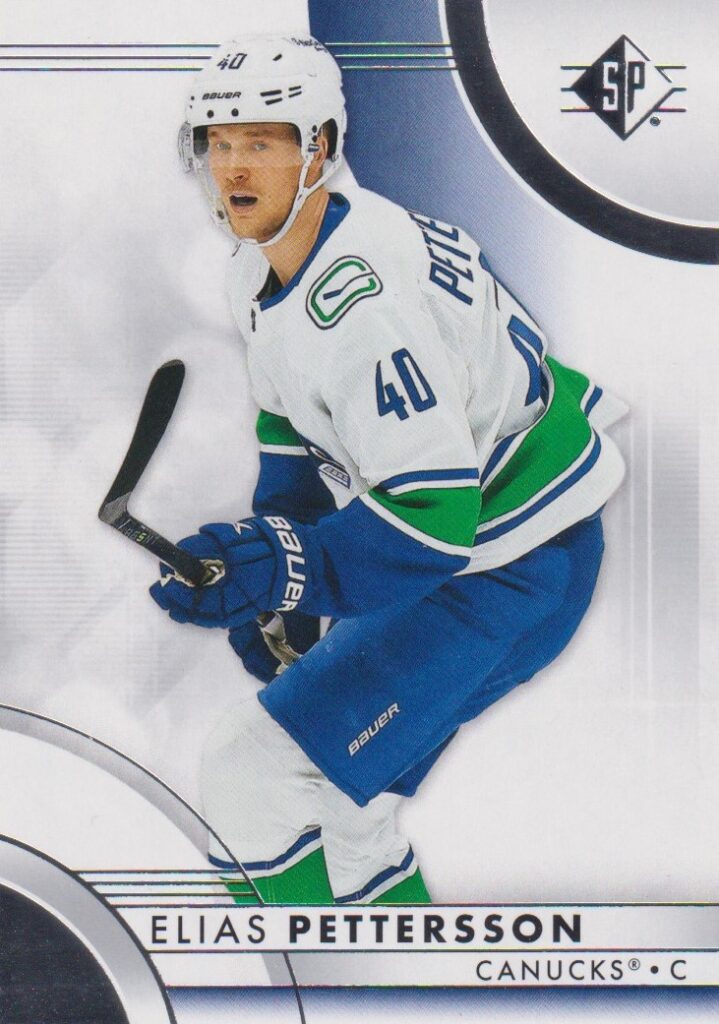 2023/24 UD SP – Elias Pettersson Vancouver Canucks 98