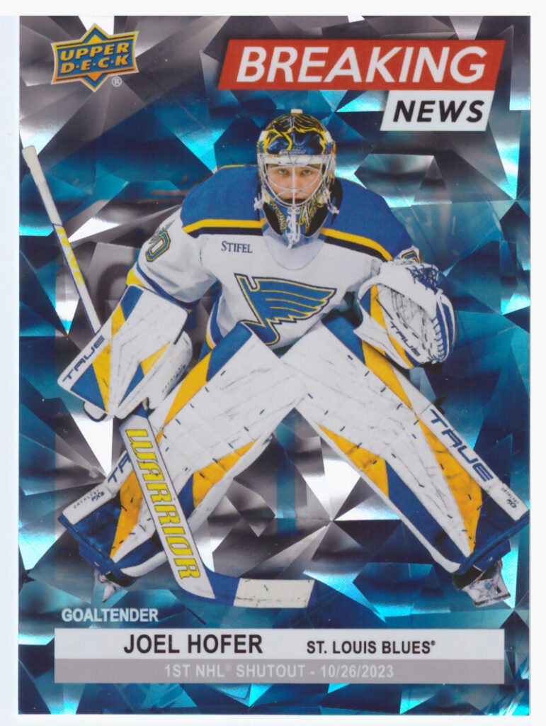 2024/25 Upper Deck Series 1 – J.Hofer Stl BN-24