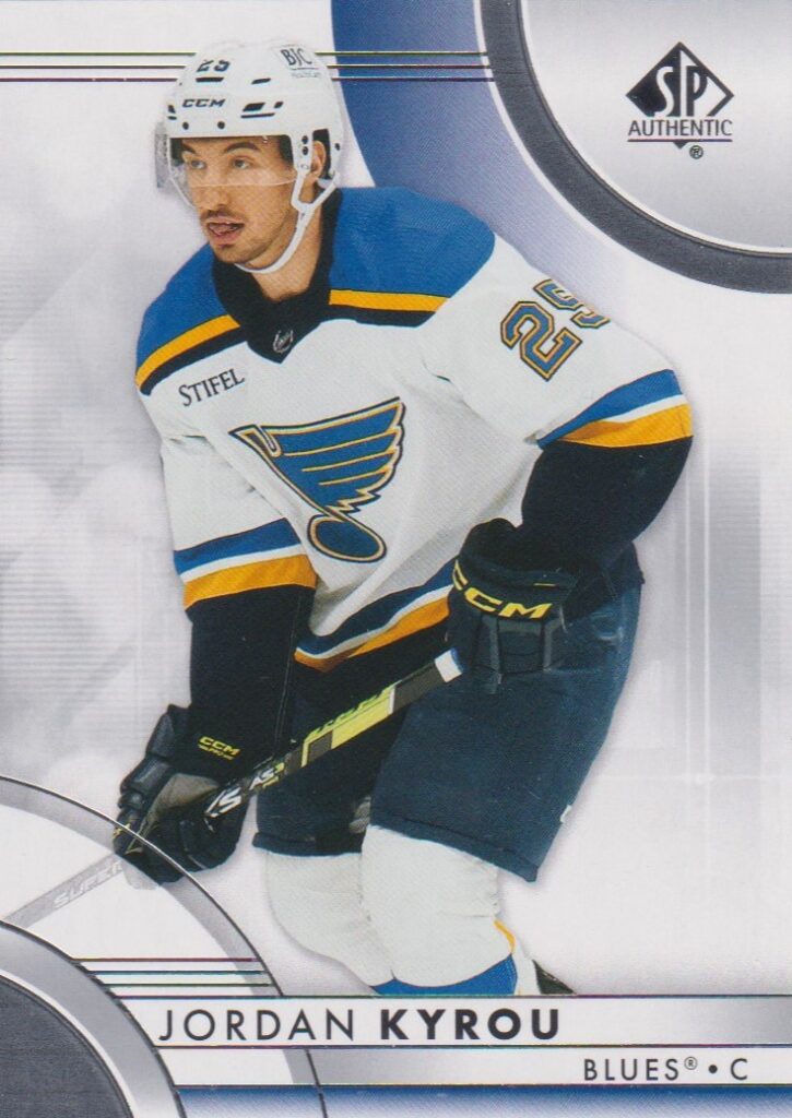 2023/24 Sp Authentic – Jordan Kyrou St.Louis Blues 60