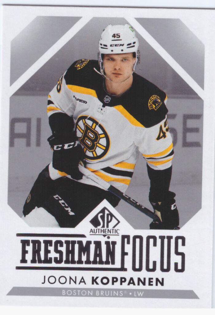 2023/24 SP Authentic – Joona Koppanen Boston Bruins FF-27
