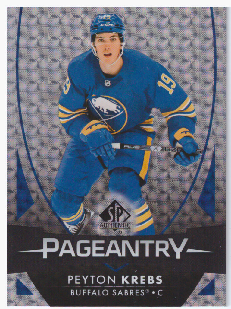 2023/24 SP Authentic – Peyton Krebs Buffalo Sabres P-49