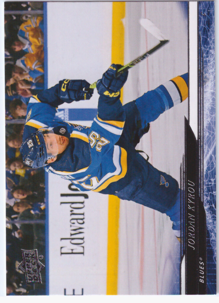 2024/25 Upper Deck Series 1 – Jordan Kyrou St.Louis Blues 159