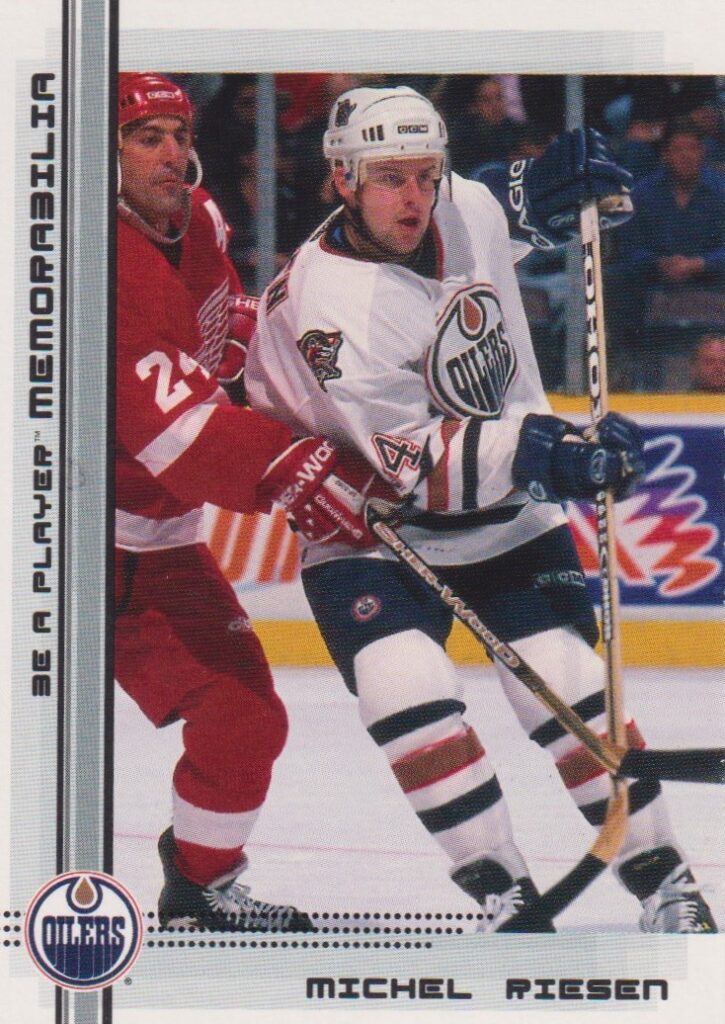 2000/01 Be a player memorabilia – M. Riesen Edm 480