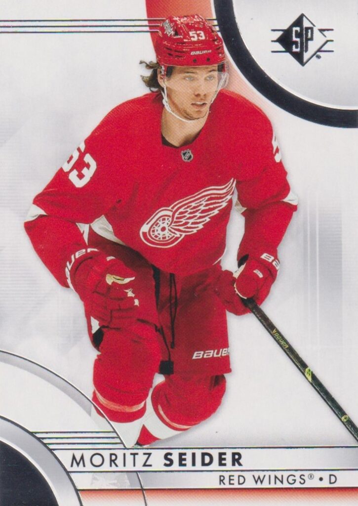 2023/24 UD SP – Moritz Seider Detroit Red Wings 100