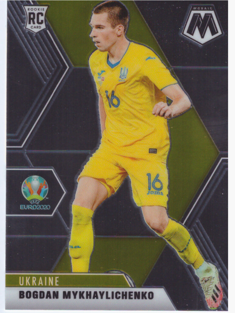 2021 Panini Mosaic EURO 2020 – B.Mykhaylichenko Ukraine 188