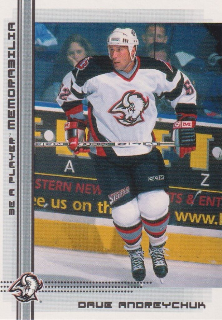 2000/01 Be a player memorabilia – D. Andreychuk Buf 418