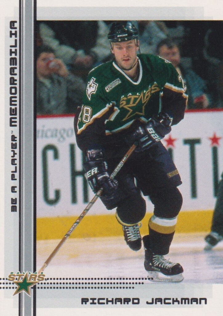 2000/01 Be a player memorabilia – R. Jackman Dal 487