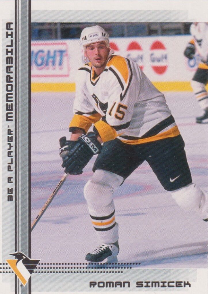 2000/01 Be a player memorabilia – R. Simicek Pit 404