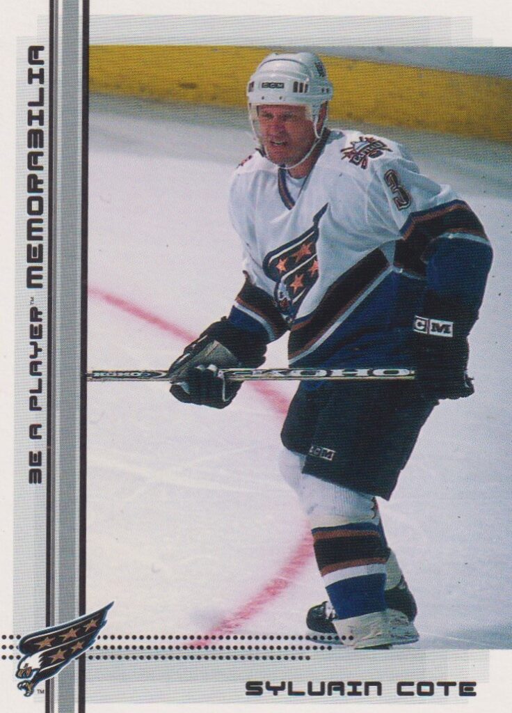 2000/01 Be a player memorabilia – S. Cote Was 486