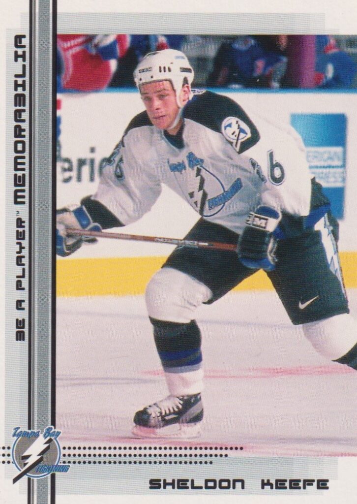 2000/01 Be a player memorabilia – S. Keefe Tbl 495