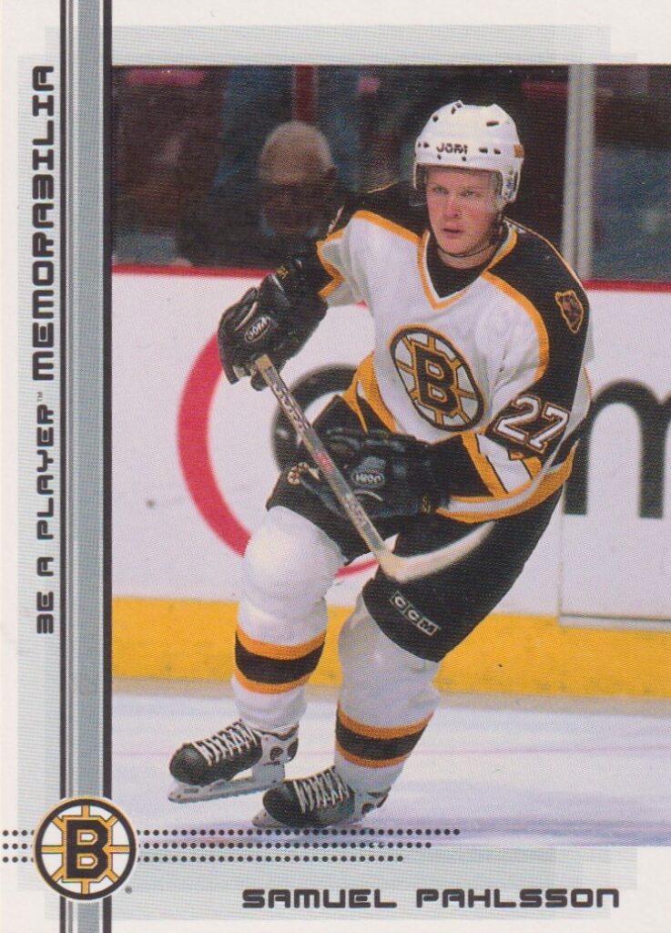 2000/01 Be a player memorabilia – S. Pahlsson Bos 399
