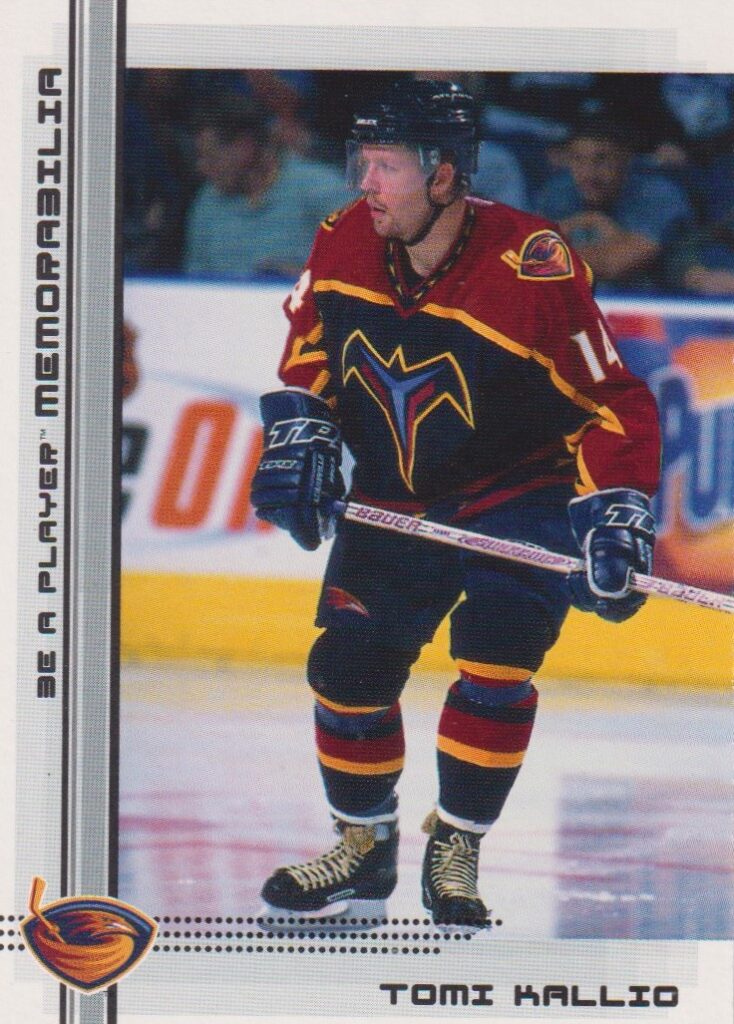 2000/01 Be a player memorabilia – T. Kallio Atl 457