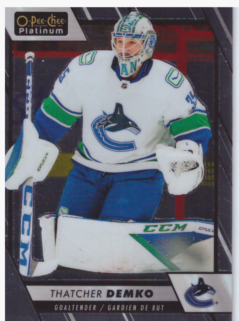 2023/24 O-Pee-Chee Platinum – T.Demko Van 49