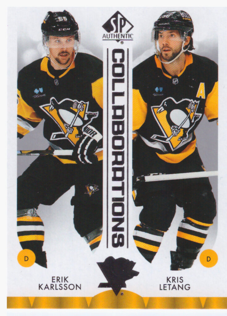 2023/24 SP Authentic – E.Karlsson, K.Letang Pit C-21