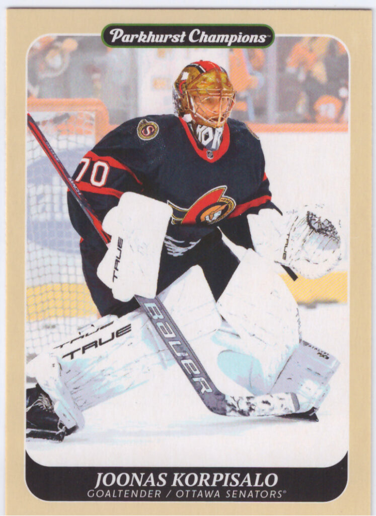 2023/24 Parkhurst Champions – Joonas Korpisalo Ottawa Senators 183