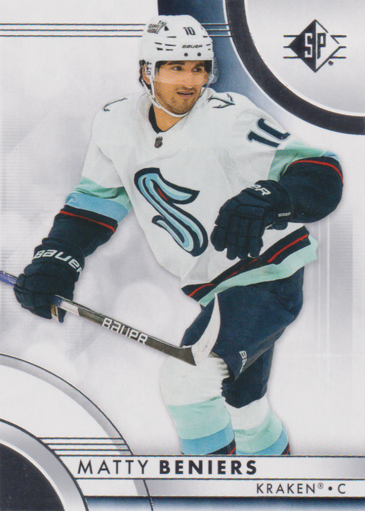 2023/24 UD SP – Matty Beniers Seattle Kraken 14