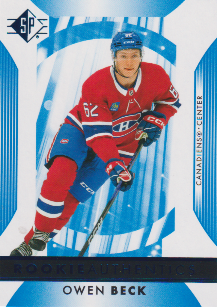 2023/24 UD SP – Owen Beck Montreal Canadiens 133