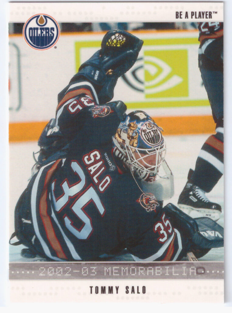 2002/03 Be a Player Memorabilia – T.Salo Edm 160