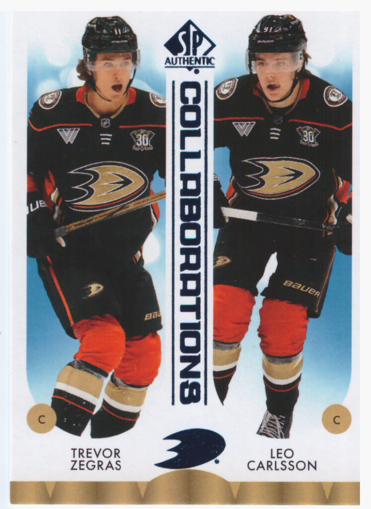 2023/24 SP Authentic – T.Zegras, L.Carlsson Ana C-19