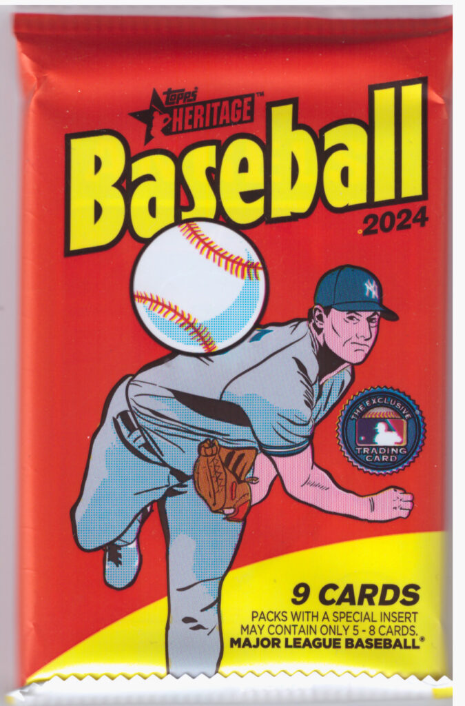 2024 Topps Heritage Baseball blaster balíček