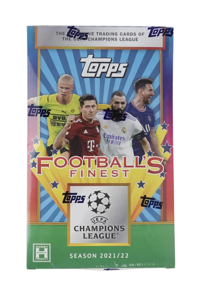 2021/22 Topps Finest Flashbacks UEFA Competitions hobby box