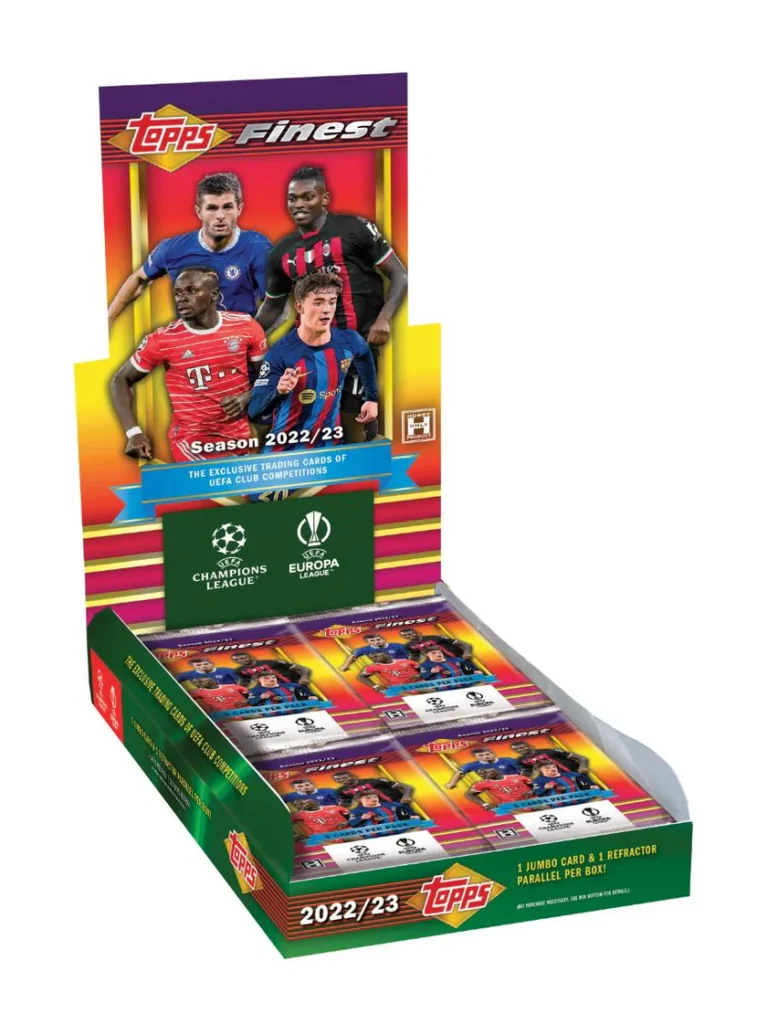 2022/23 Topps Finest Flashbacks UEFA Competitions hobby box