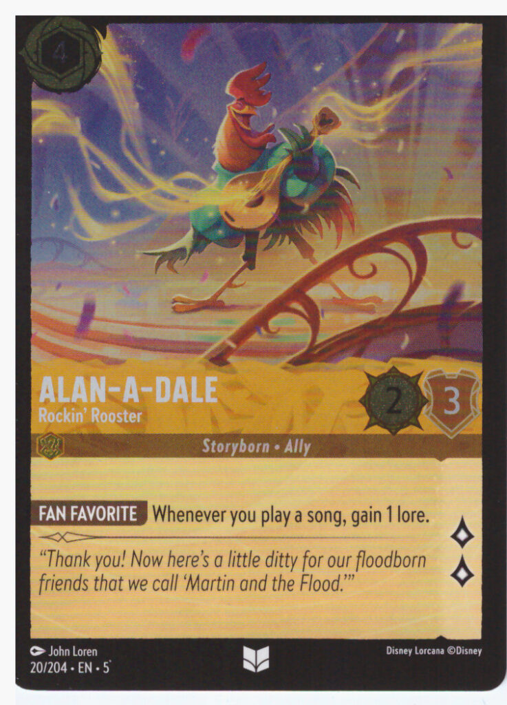 Lorcana 5: Shimmering Skies – Alan-A-Dale 20/204