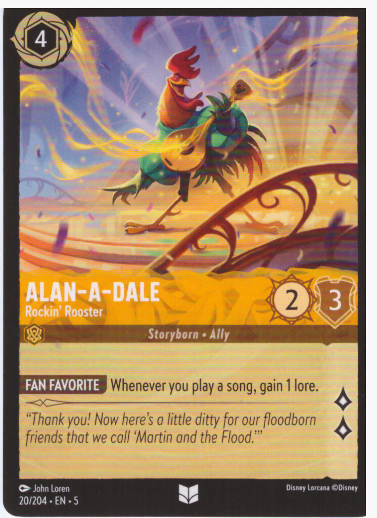 Lorcana 5: Shimmering Skies – Alan-A-Dale 20/204