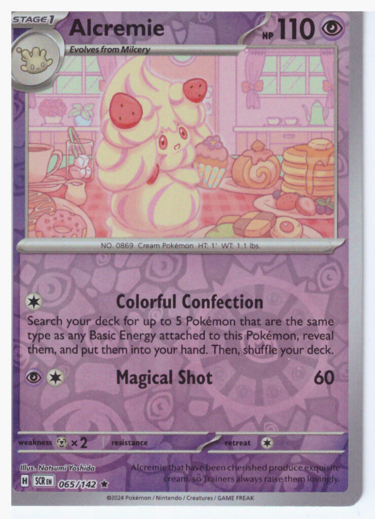 Scarlet & Violet 7: Stellar Crown – Alcremie 065