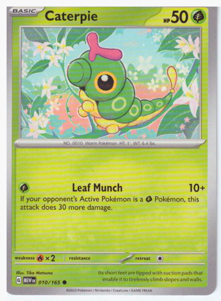 Scarlet & Violet 151 – Caterpie 010