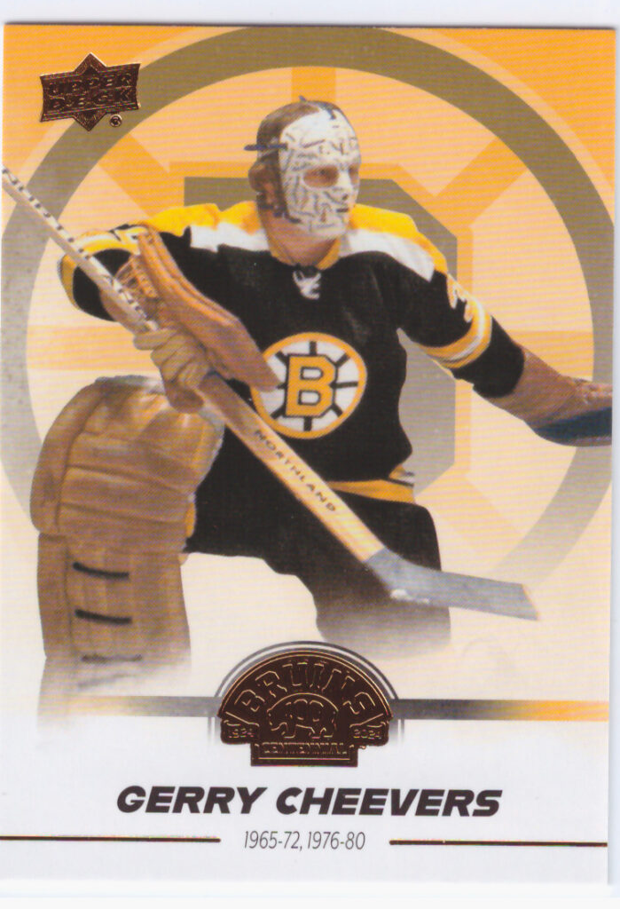 2023/24 Boston Bruins Centennial – G.Cheevers Bos 33