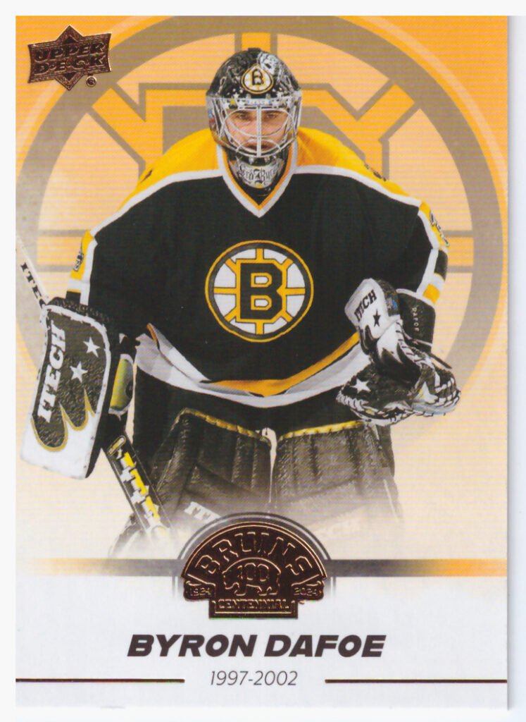 2023/24 Boston Bruins Centennial – B.Dafoe Bos 12