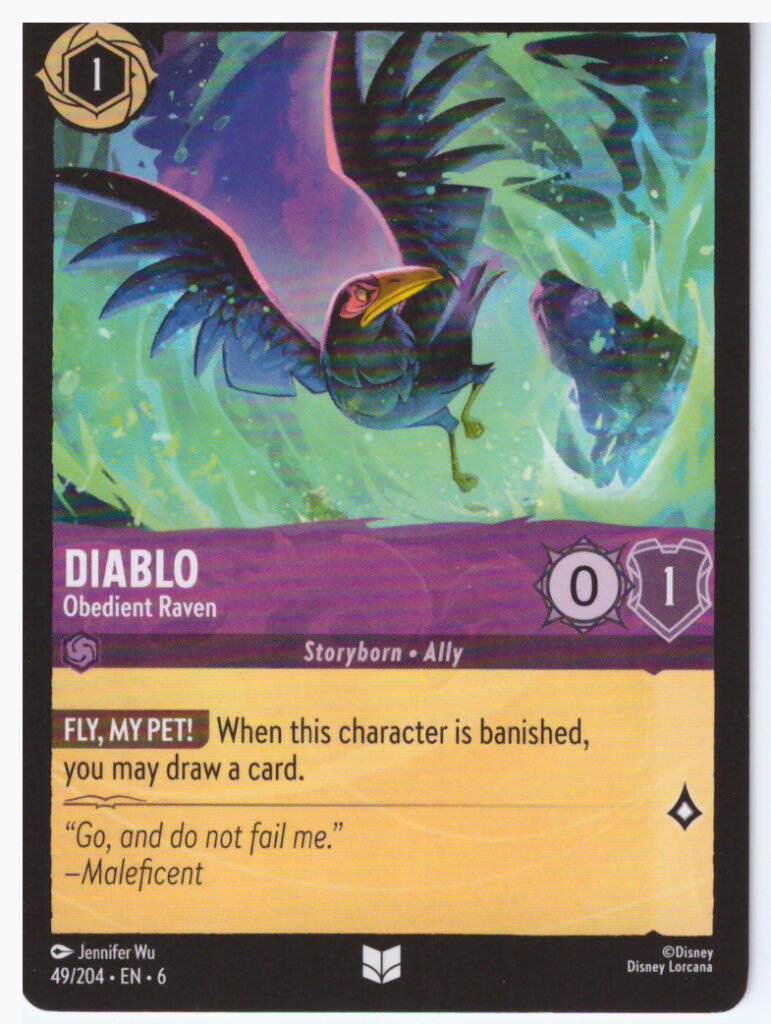 Lorcana 6: Azurite Sea – Diablo 49/204