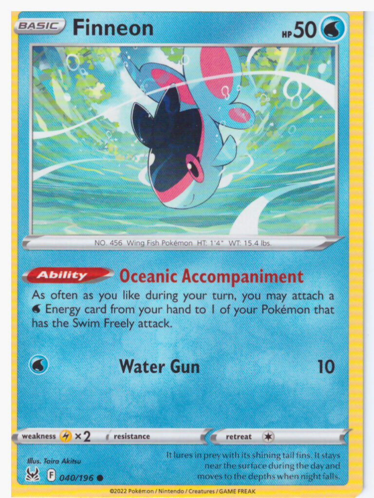 Sword & Shield 11: Lost Origin – Finneon 040