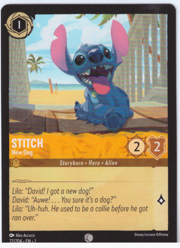Lorcana 1: The First Chapter – Stitch 22/204