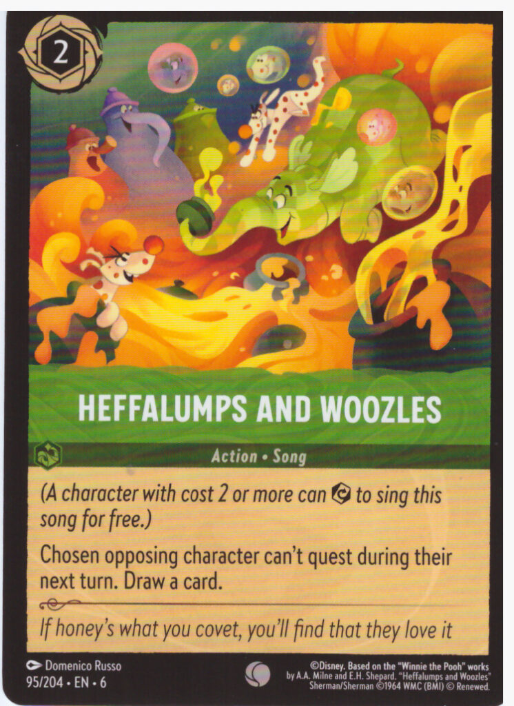 Lorcana 6: Azurite Sea – Heffalumps and Woozles 95/204