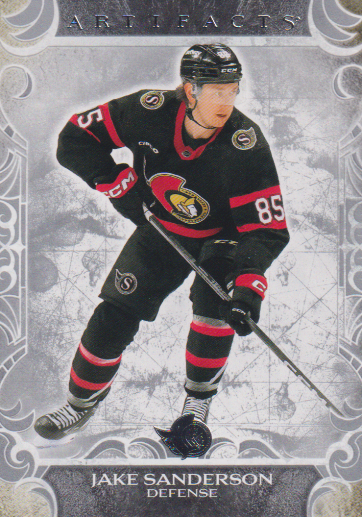 2024/25 Artifacts – Jake Sanderson Ottawa Senators 74